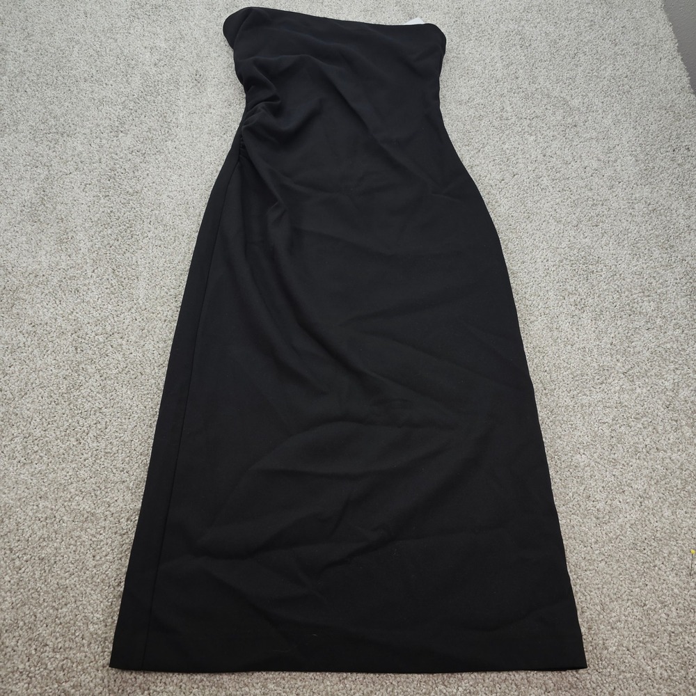 Banana Republic Black One Shoulder Strapless Column Dress - Size 2‎ NWT